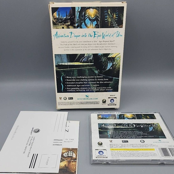 Myst Uru The Path of the Shell Expansion Pack PC Video Game with Box Classic - Picture 2 of 8